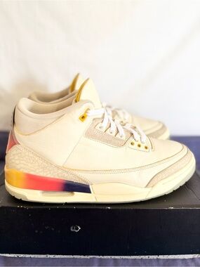 AUTHENTIC Jordan 3 Retro J Balvin Medellín Sunset size 11.5 FN0344-901 2023 USED